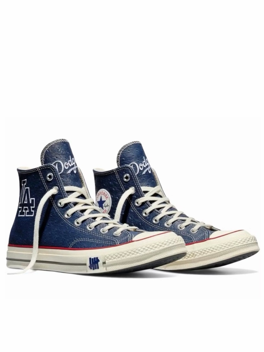 Converse Dodgers Navy & White High-Top Sneakers for Men